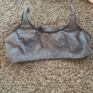 Hanes Charcoal Sports Bra